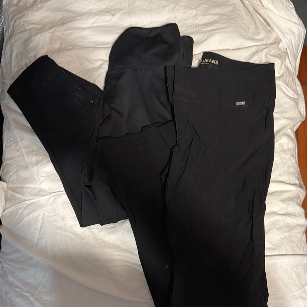 Guess Black Ankle & Cropped Pants